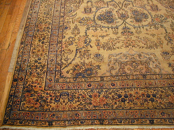 Antique kirman, lavar Carpet - # 4689