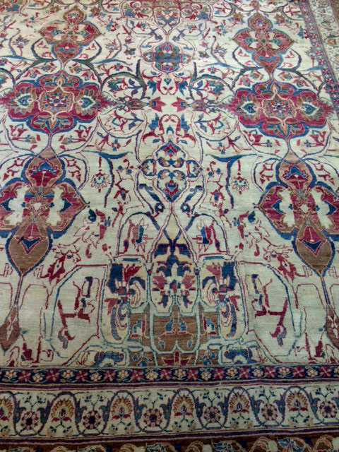 Antique kirman, lavar Carpet - # 50089