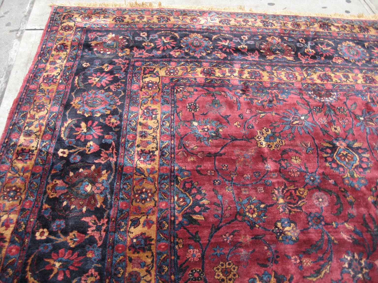 Antique kirman, lavar Carpet - # 50140