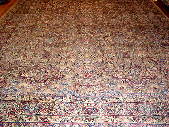 Antique kirman, lavar Carpet - # 5334