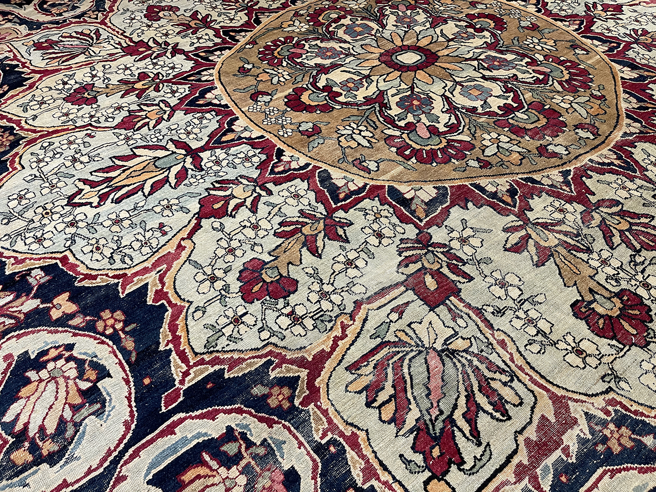 Antique kirman, lavar Carpet - # 55939