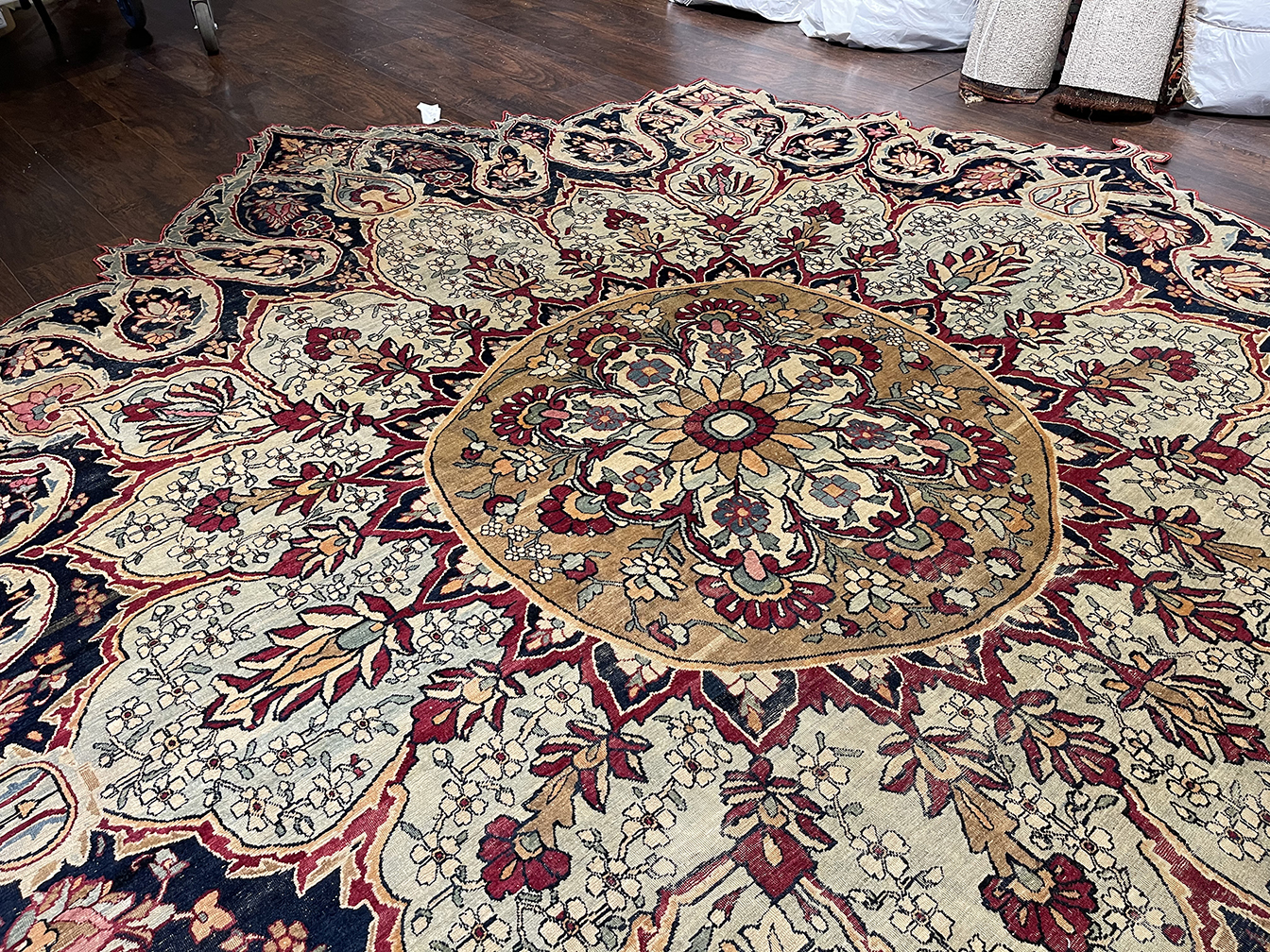 Antique kirman, lavar Carpet - # 55939