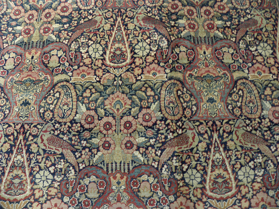 Antique kirman, lavar Carpet - # 7614