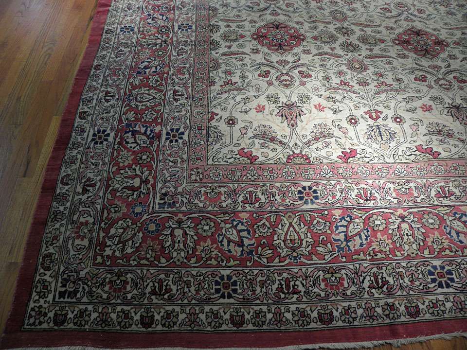 Antique kirman, lavar Carpet - # 7615