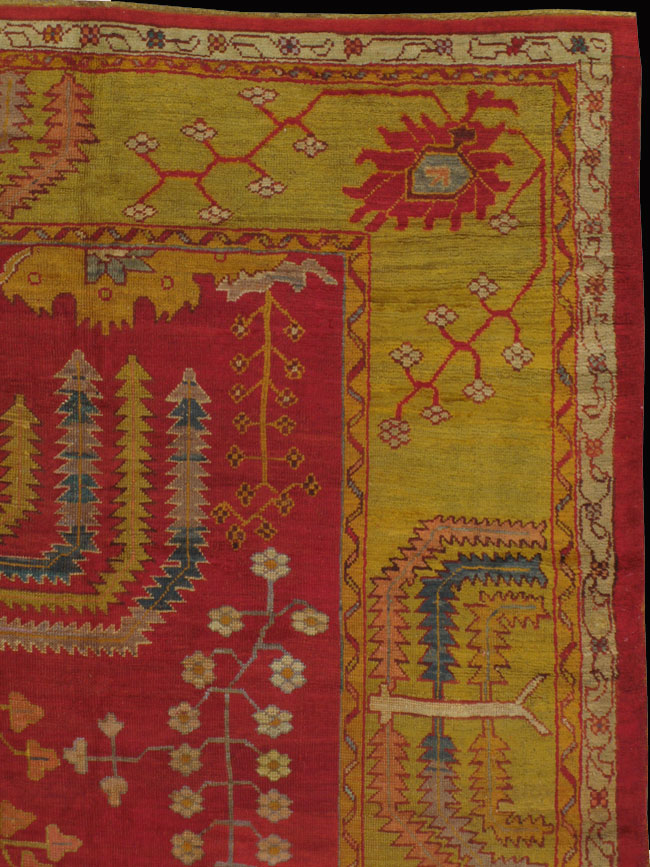 Antique oushak Carpet - # 10825