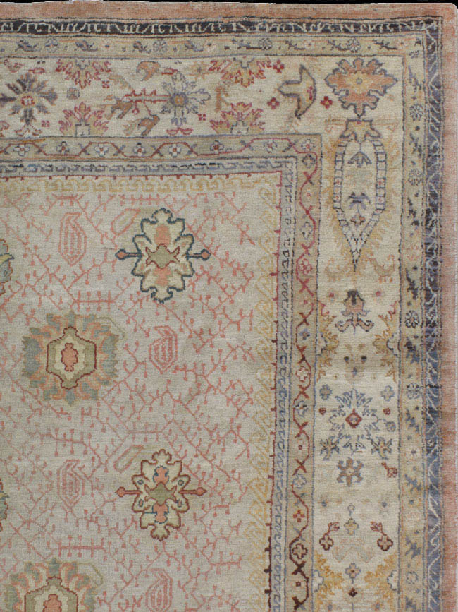 Antique oushak Carpet - # 42107