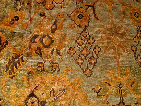 Antique oushak Carpet - # 4324