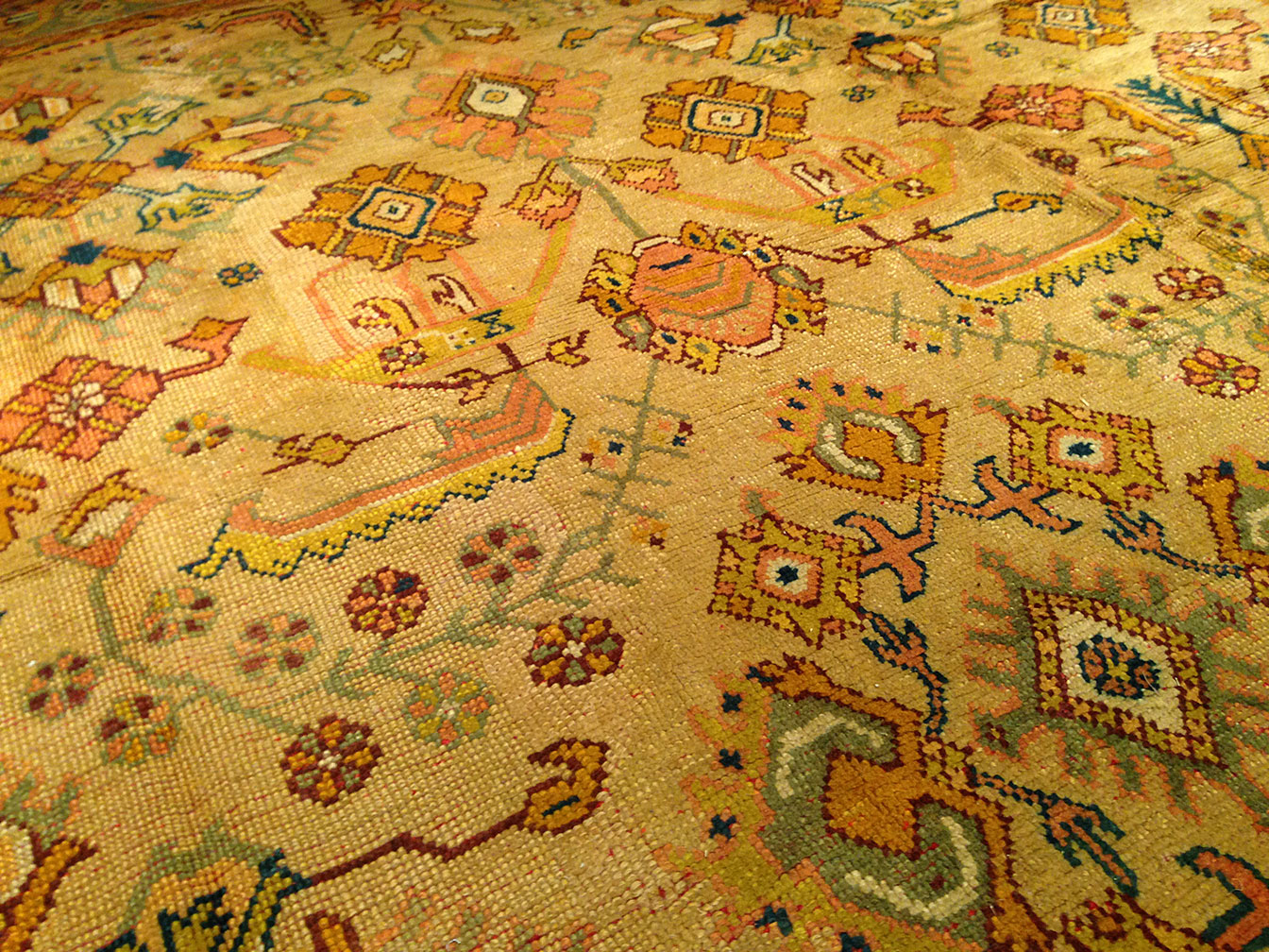 Antique oushak Carpet - # 50052