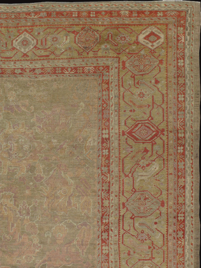 Antique oushak Carpet - # 50082