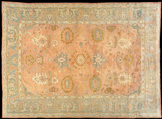 Antique oushak Carpet - # 50338