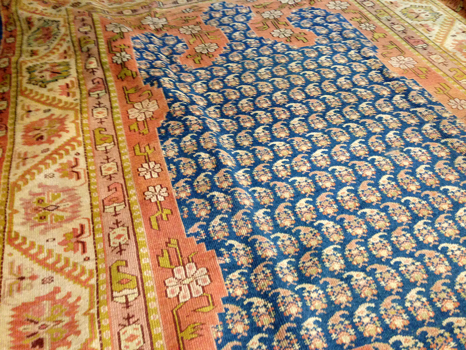 Antique oushak Carpet - # 50906