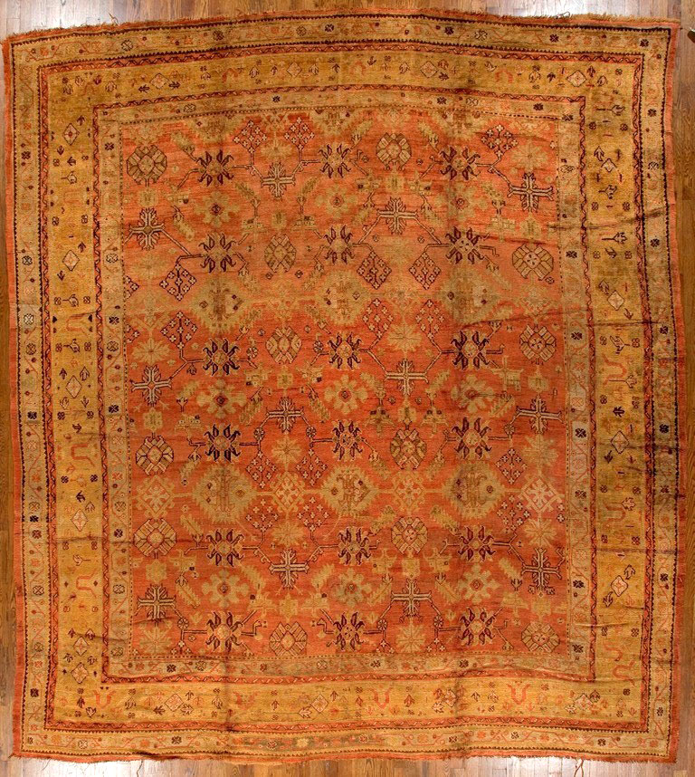 Antique oushak Carpet - # 52000