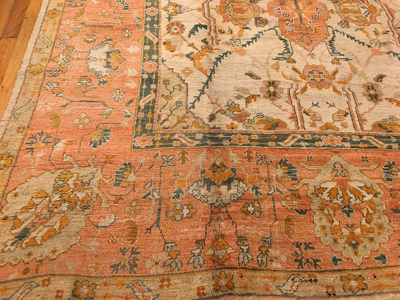 Antique oushak Carpet - # 52979