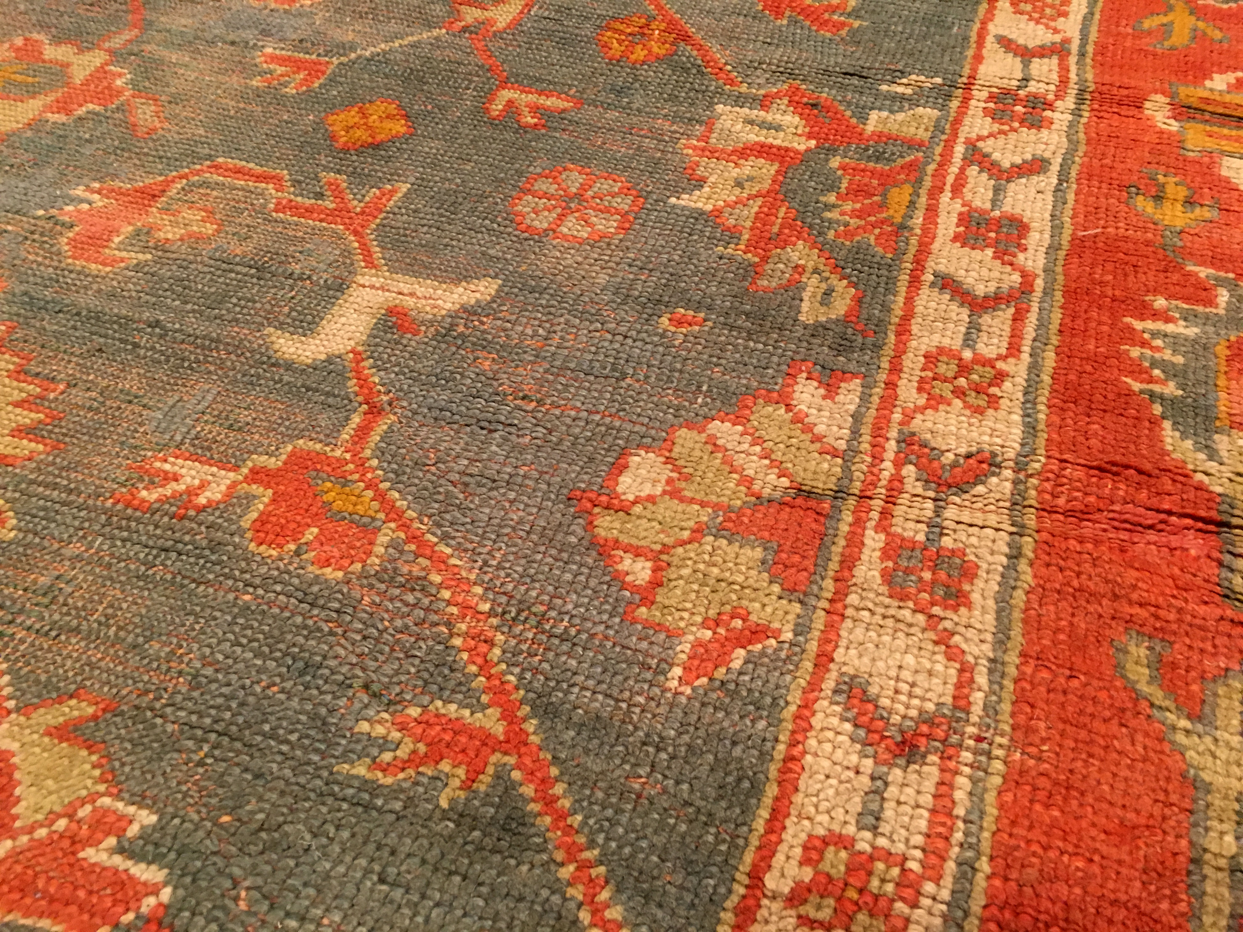 Antique oushak Carpet - # 53661