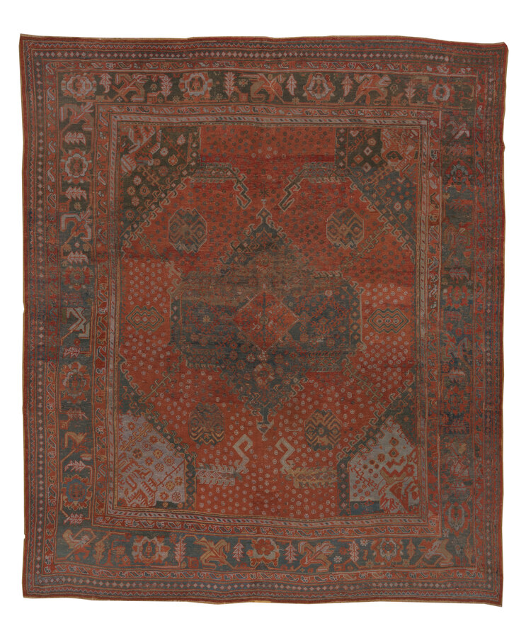 Antique oushak Carpet - # 56511