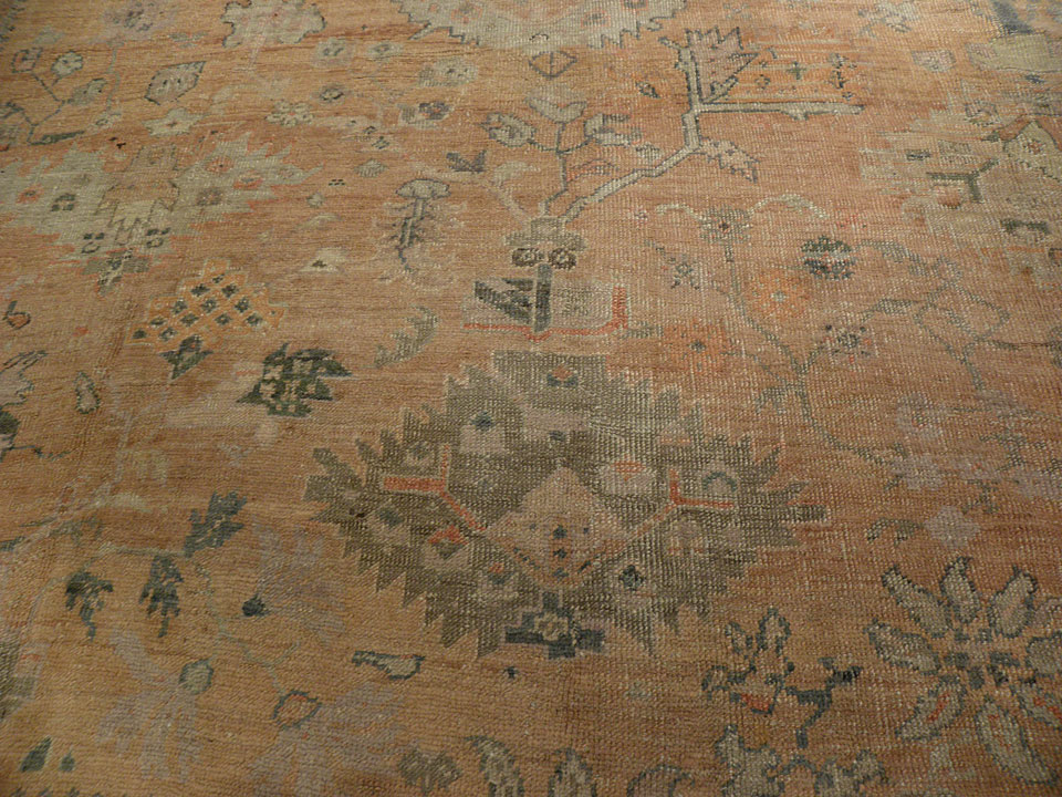 Antique oushak Carpet - # 6515