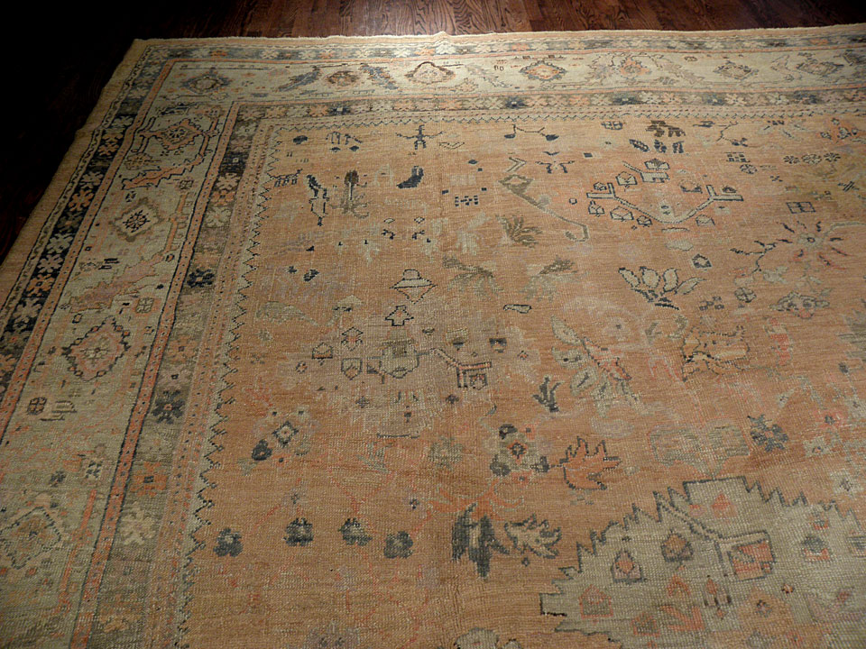 Antique oushak Carpet - # 6515