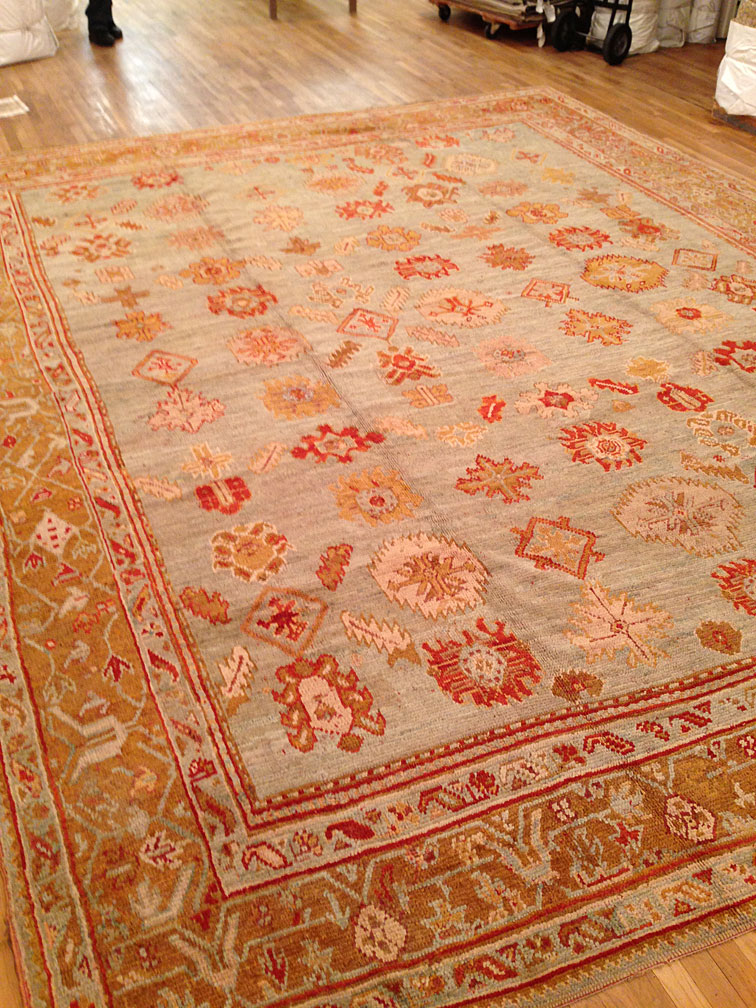 Antique oushak Carpet - # 8691