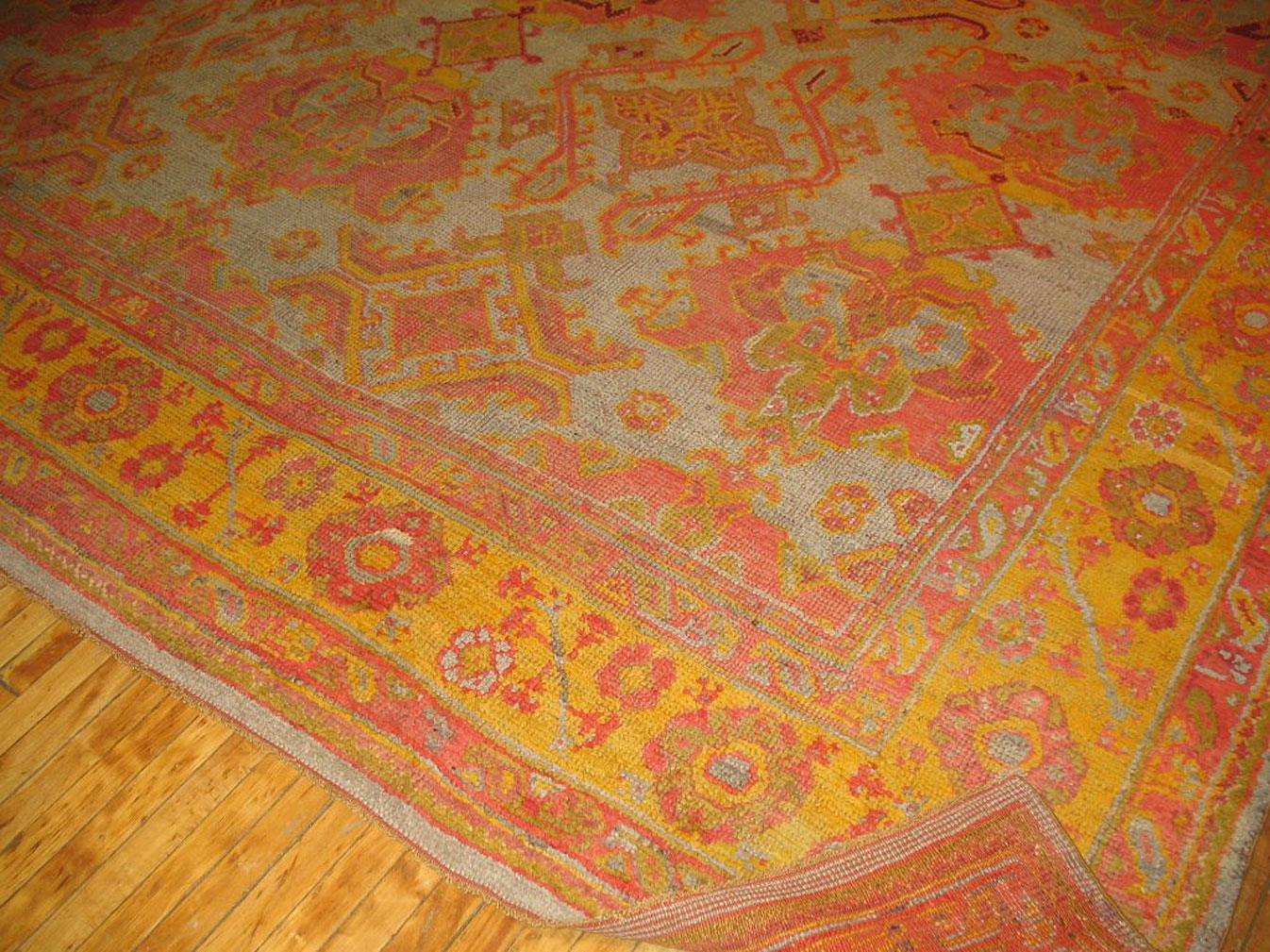 Antique oushak Carpet - # 8716