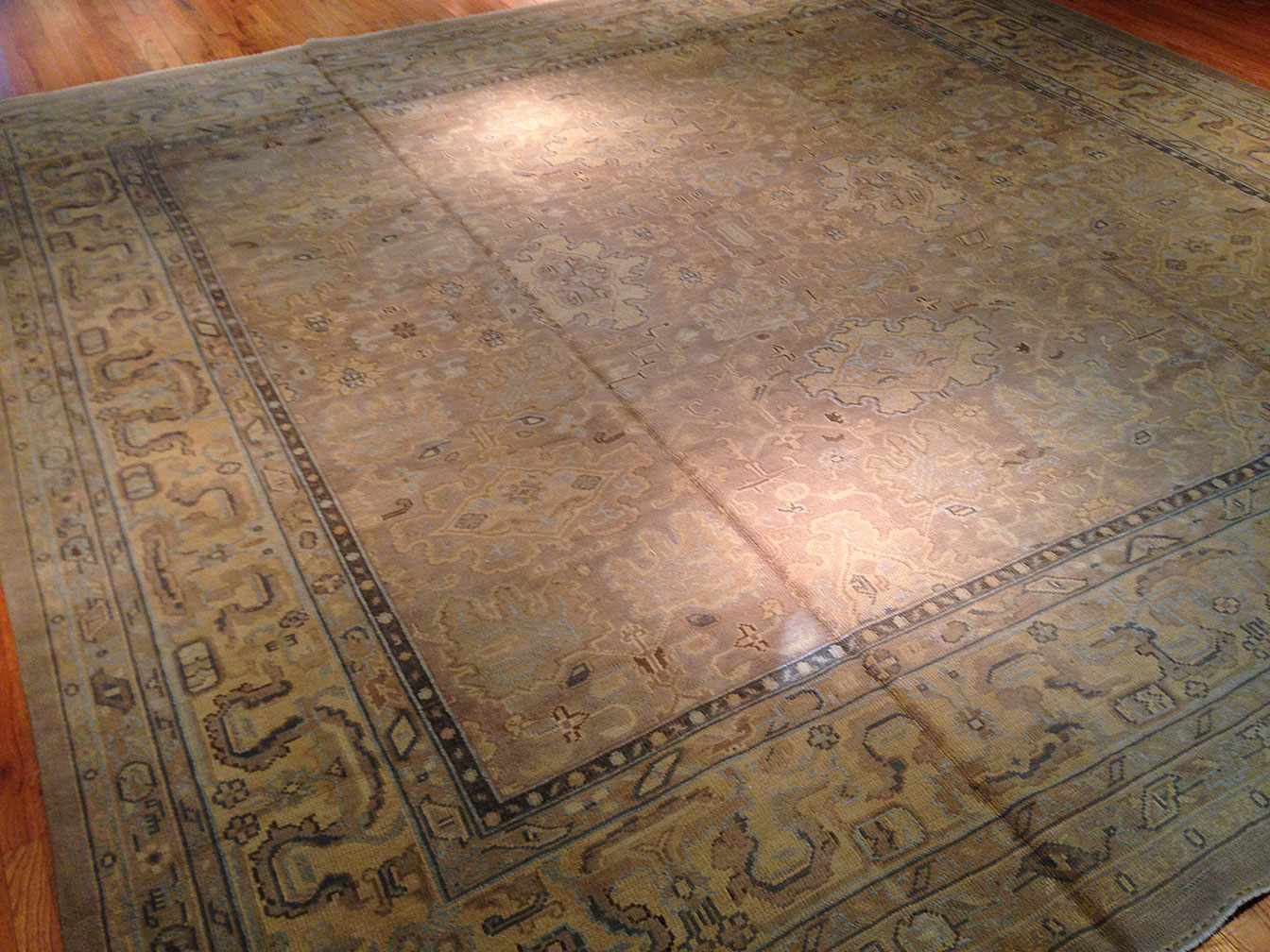 Antique oushak Carpet - # 9143