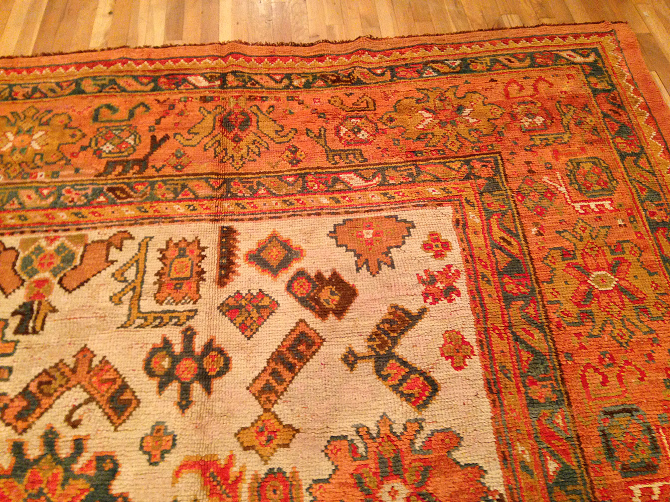Antique oushak Carpet - # 9644