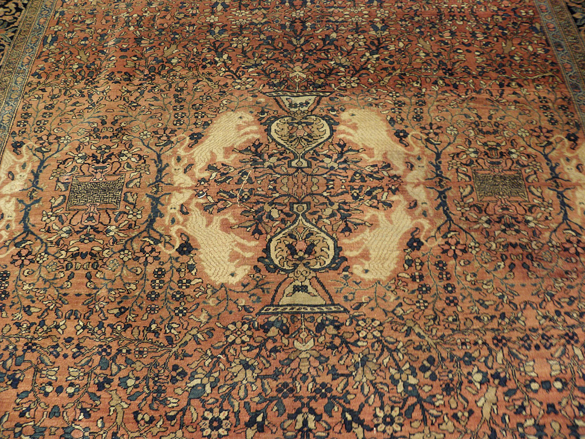 Antique sarouk, fereghan Carpet - # 6988