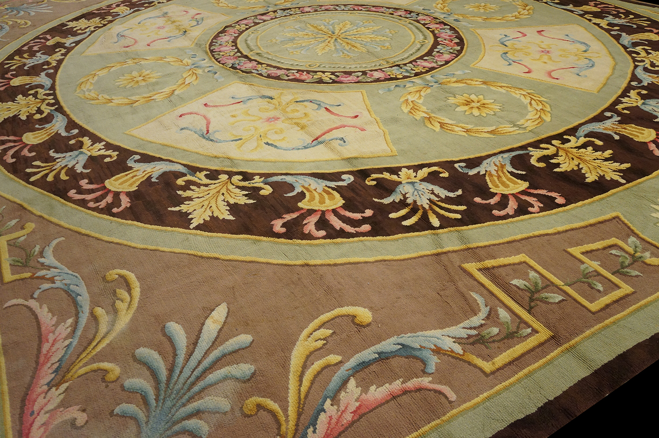Antique savonnerie Carpet - # 57513