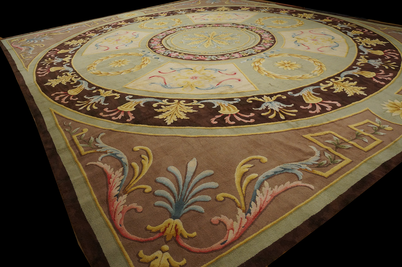 Antique savonnerie Carpet - # 57513