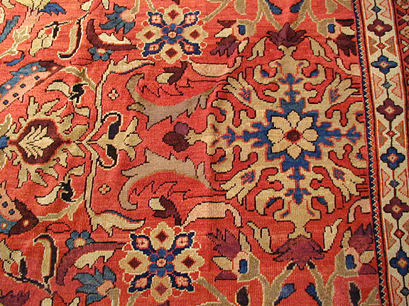 Antique sultan abad Carpet - # 2768