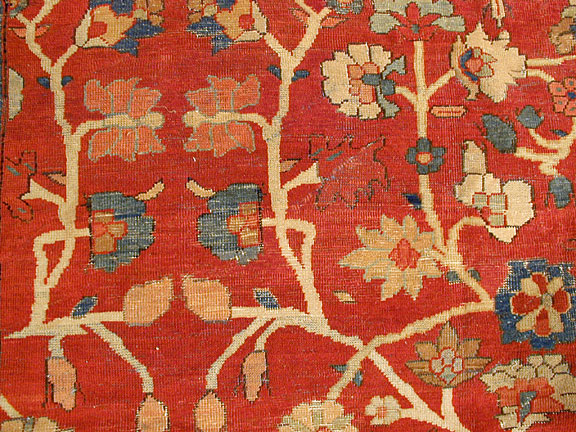 Antique sultan abad Carpet - # 2978