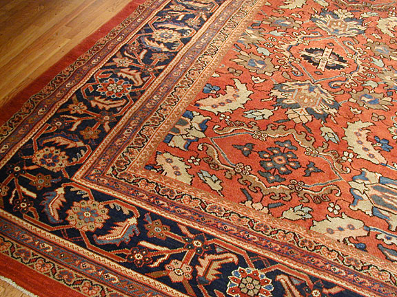 Antique sultan abad Carpet - # 3044