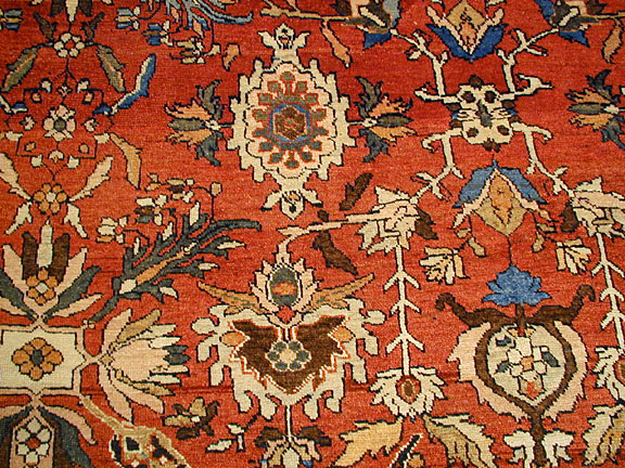 Antique sultan abad Carpet - # 3289