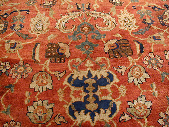 Antique sultan abad Carpet - # 4055