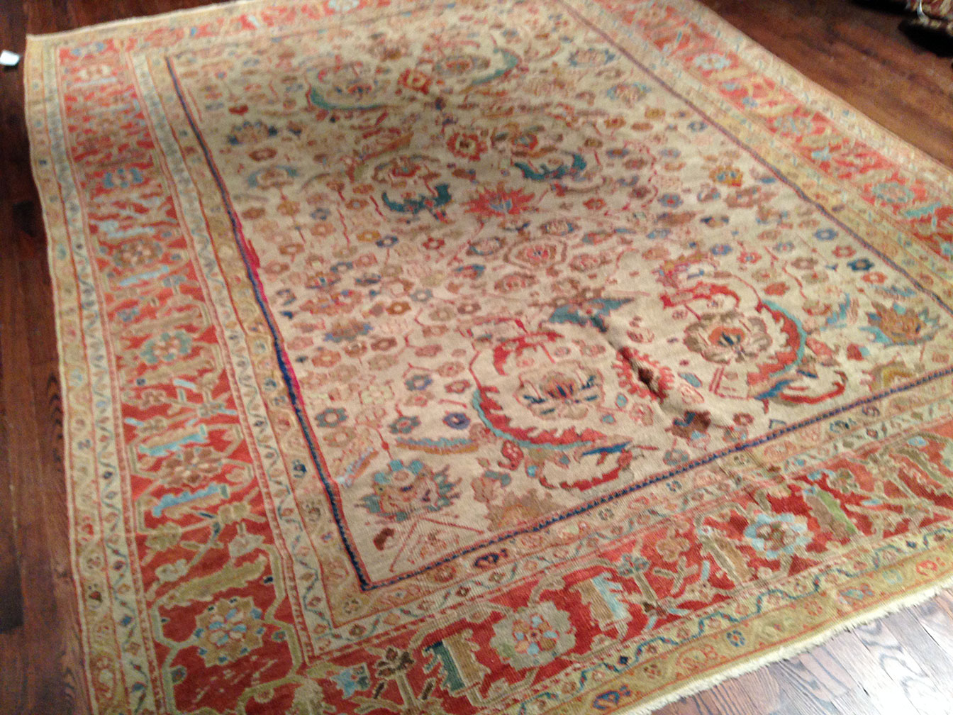 Antique sultan abad Carpet - # 50142