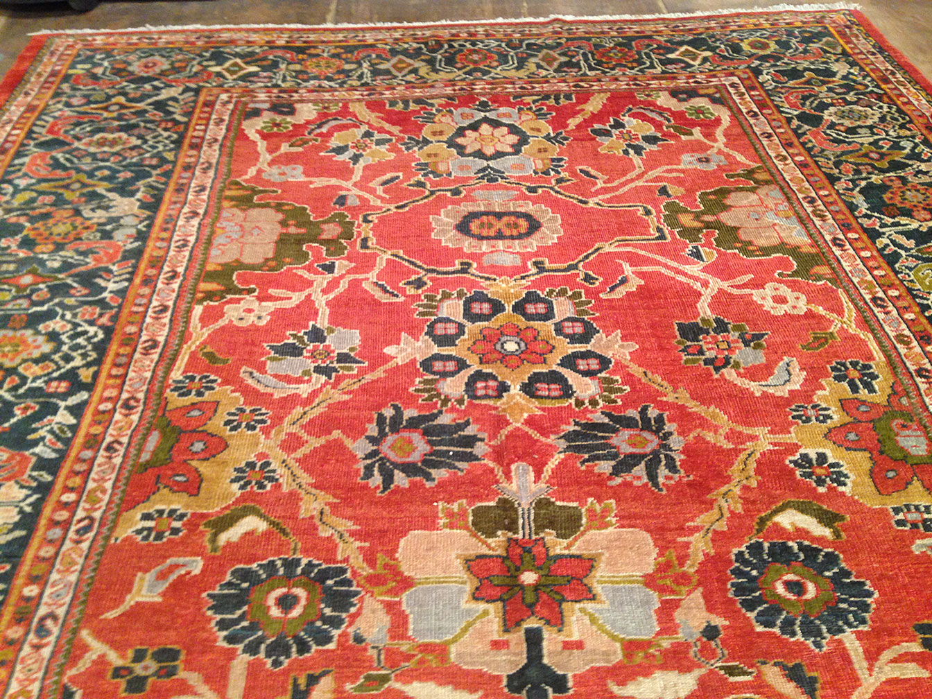 Antique sultan abad Carpet - # 50307