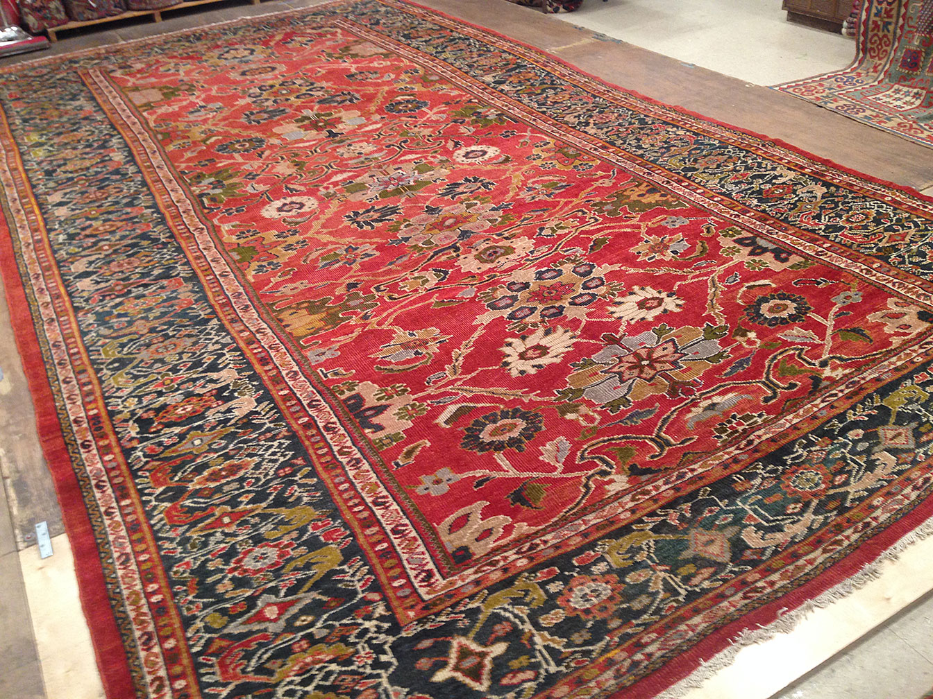 Antique sultan abad Carpet - # 50307