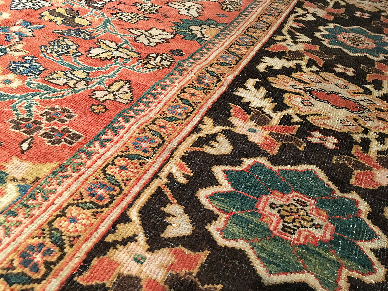Antique sultan abad Carpet - # 51394