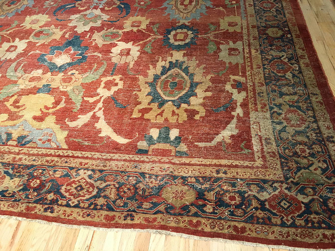 Antique sultan abad Carpet - # 51419