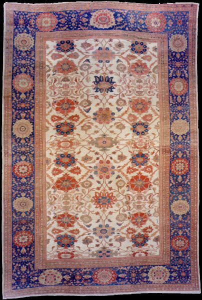 Antique sultan abad Carpet - # 51486