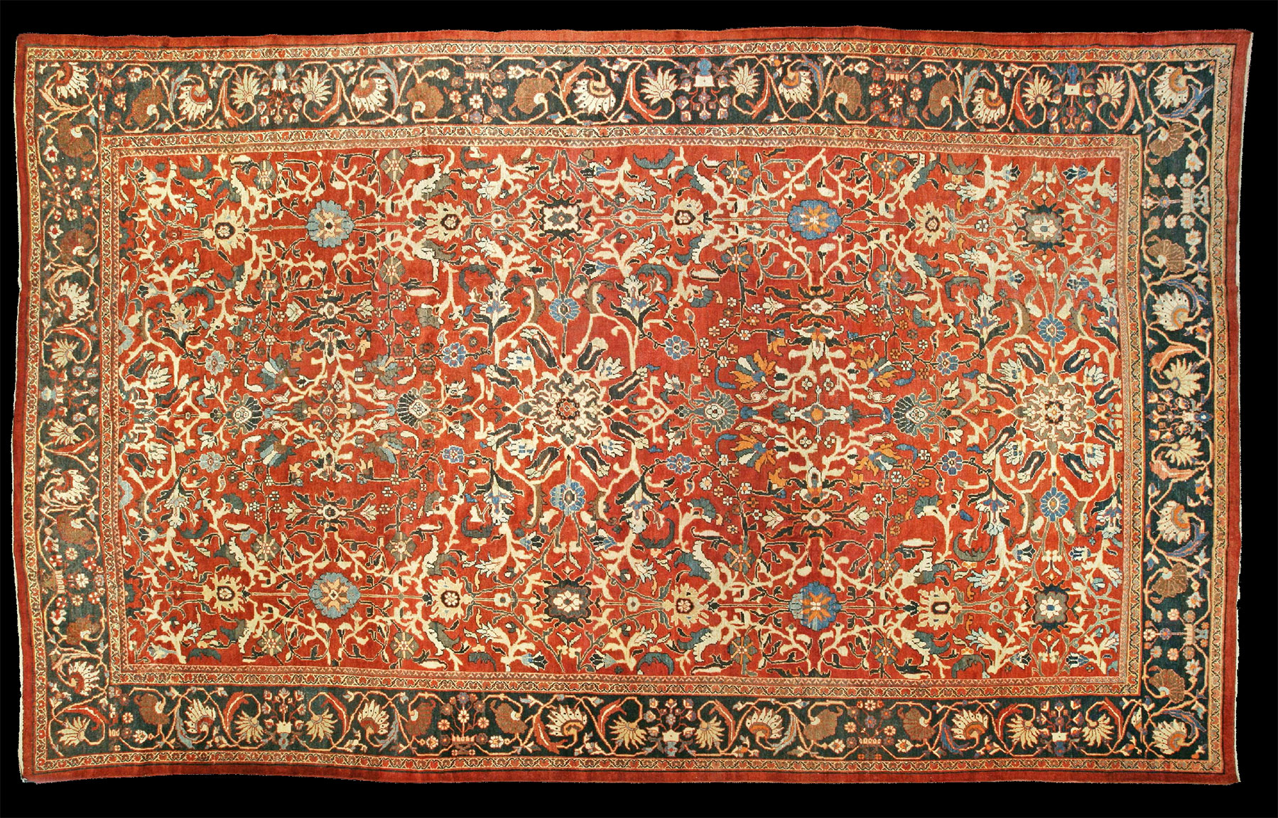 Antique sultan abad Carpet - # 52163