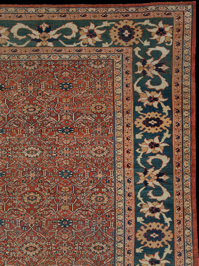 Antique sultan abad Carpet - # 52222