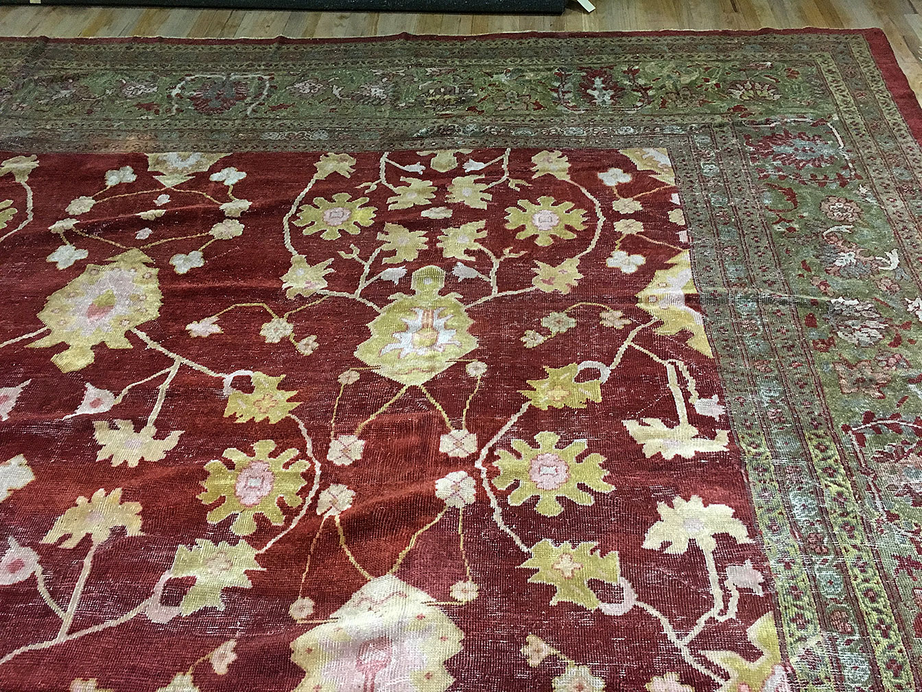 Antique sultan abad Carpet - # 52299
