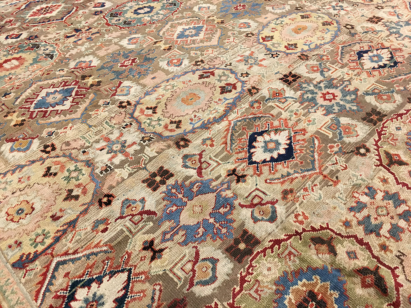 Antique sultan abad Carpet - # 52481
