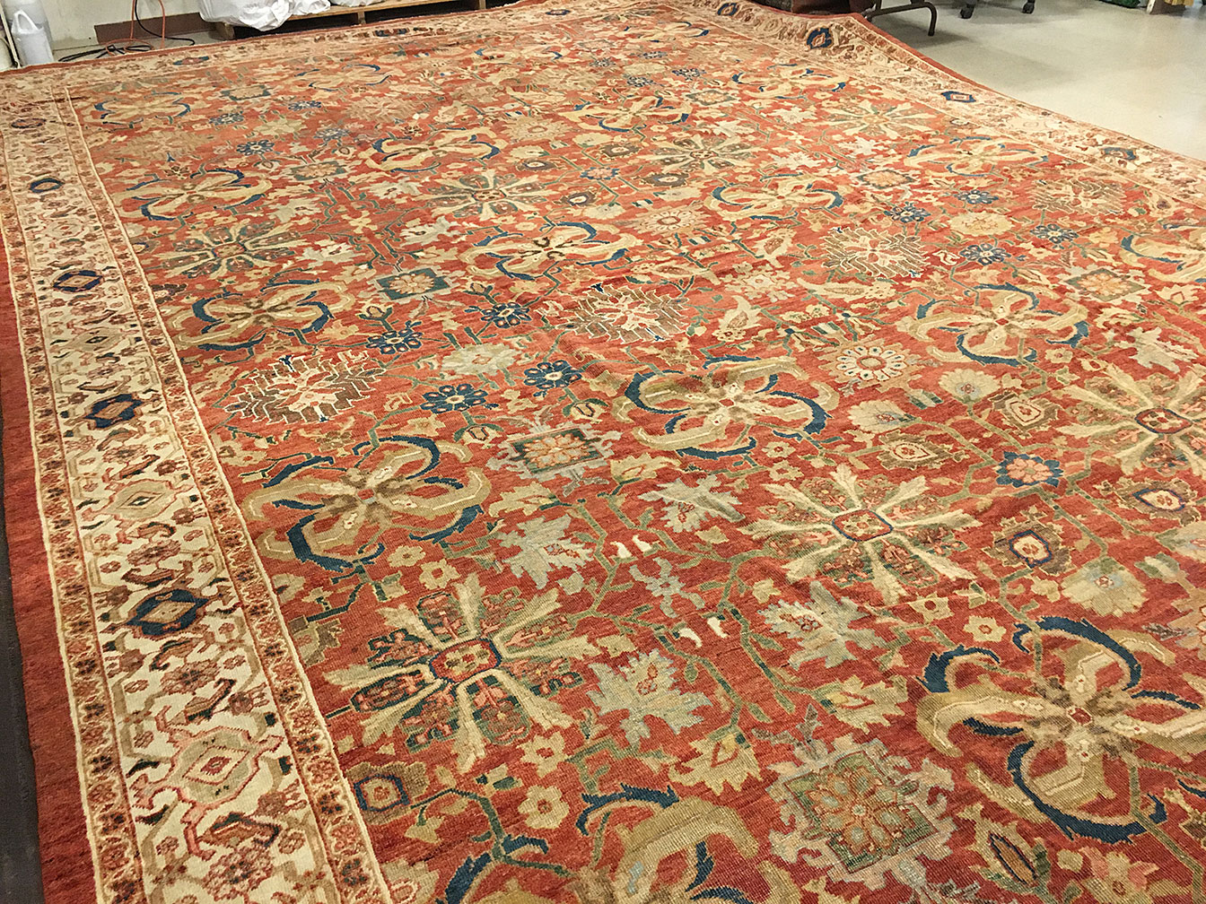 Antique sultan abad Carpet - # 52624