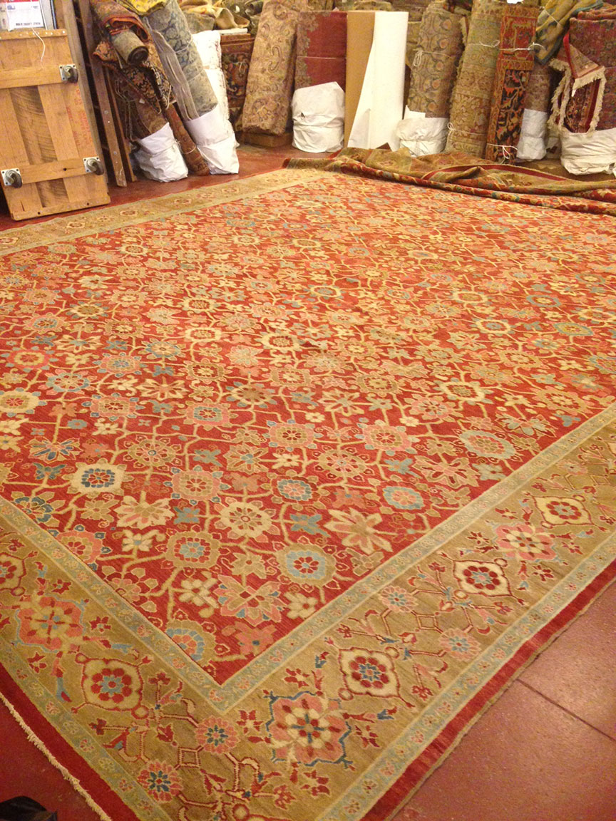 Antique sultan abad Carpet - # 52625