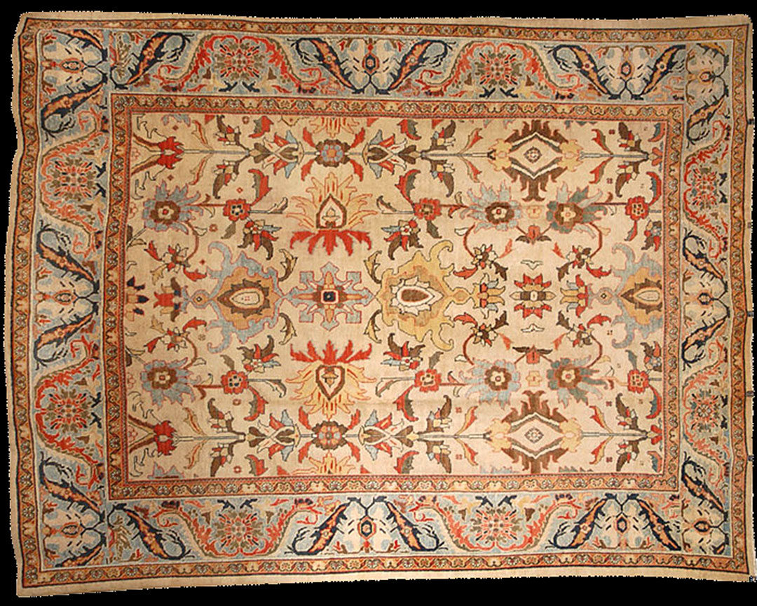 Antique sultan abad Carpet - # 53020