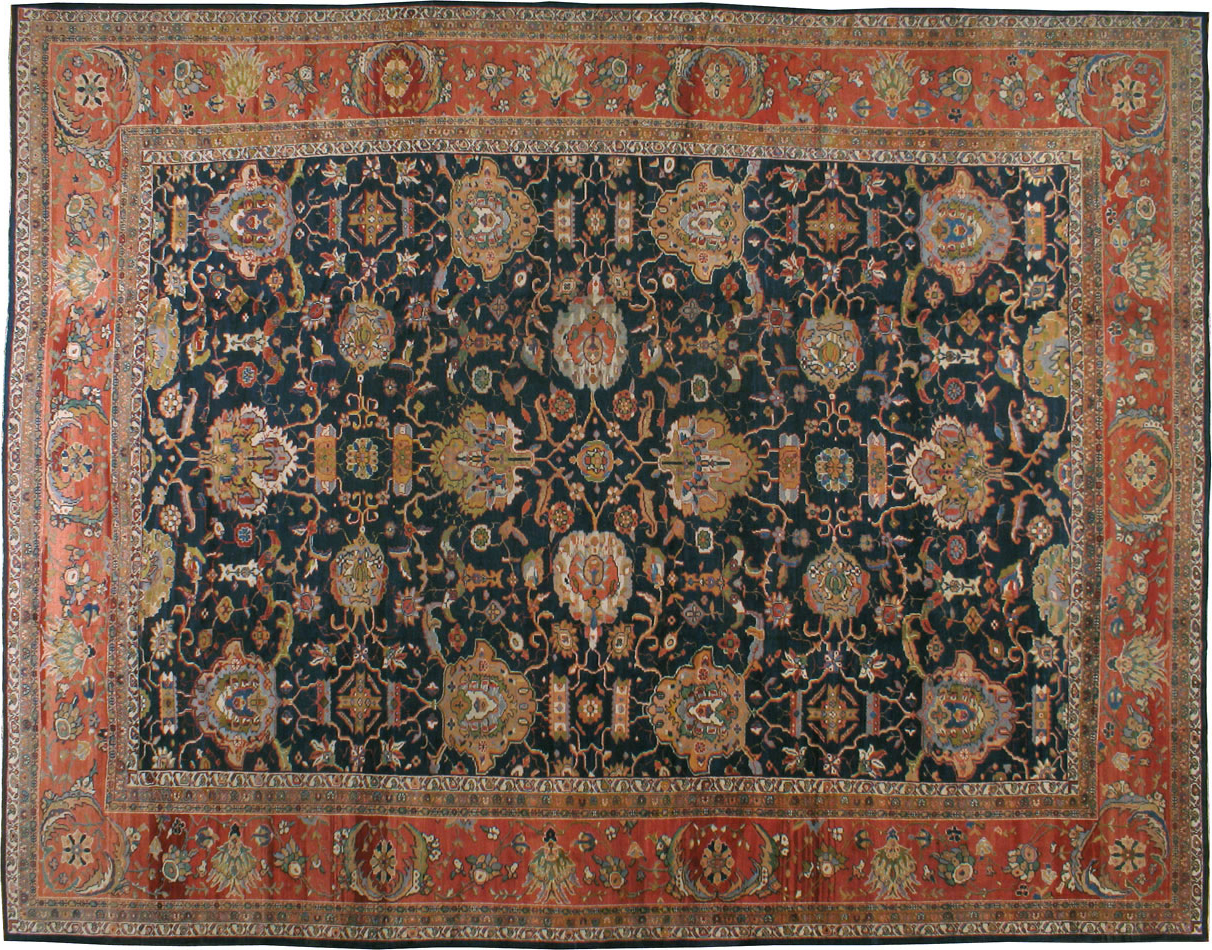 Antique sultan abad Carpet - # 53561