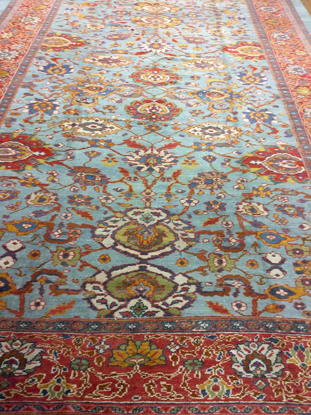 Antique sultan abad Carpet - # 54177