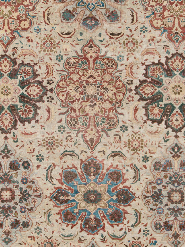 Antique sultan abad Carpet - # 55443