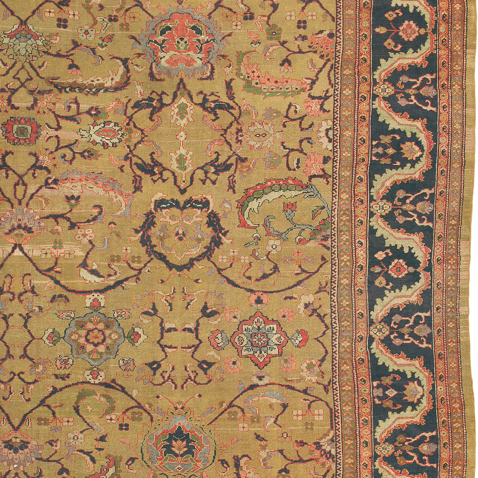 Antique sultan abad Carpet - # 57268
